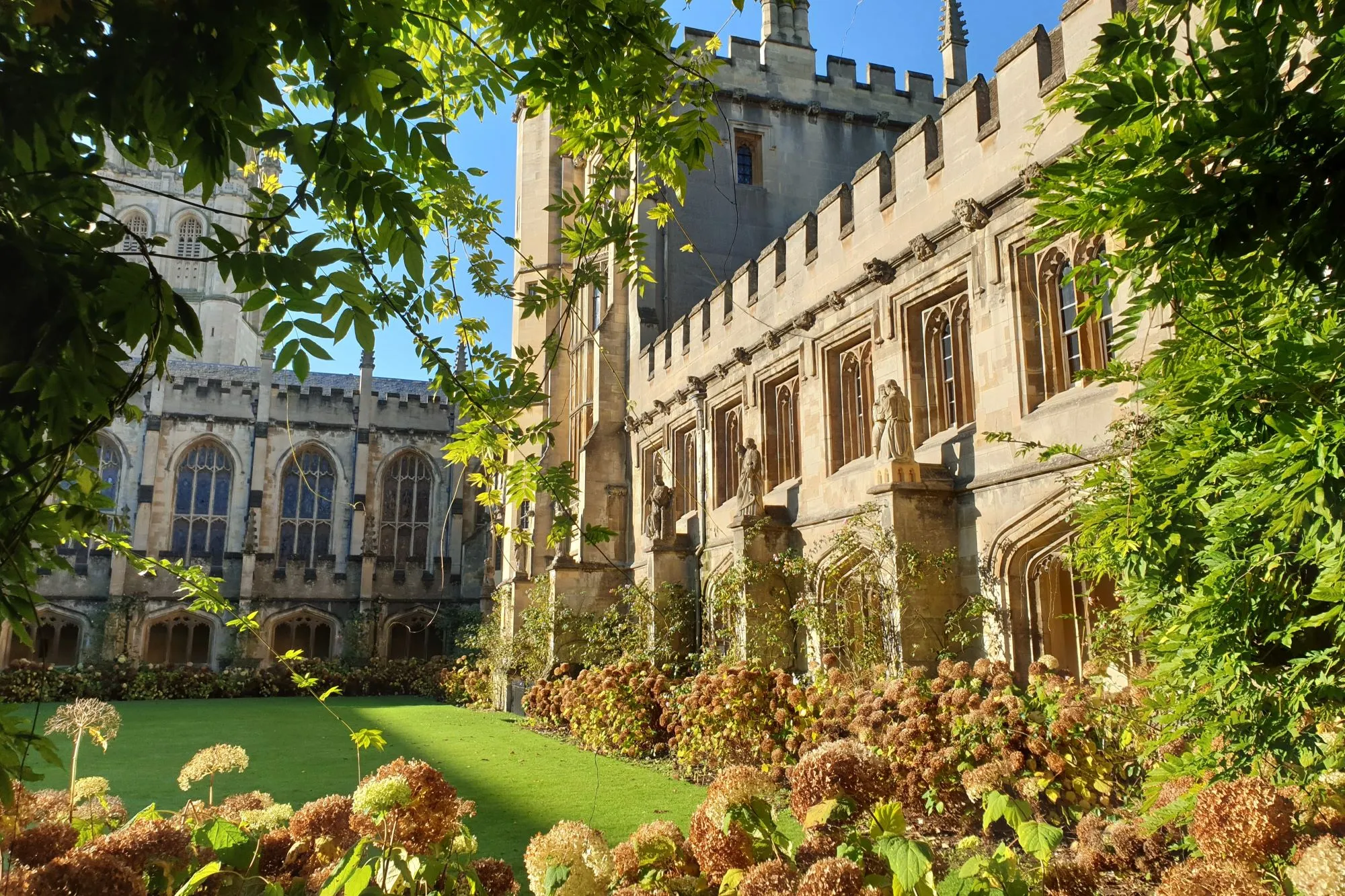 The cloisters of Magdalen College, Oxford